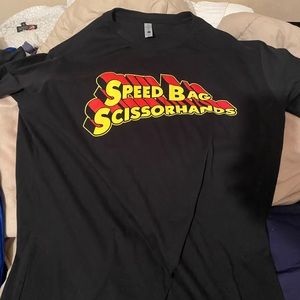 Speed Bag Scissorhands black XL t shirt new